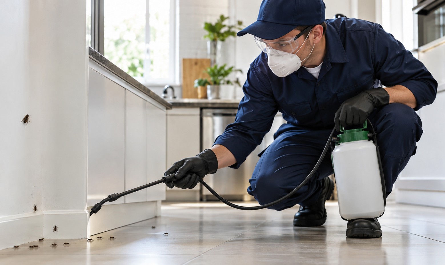 Control profesional de insectos en interiores